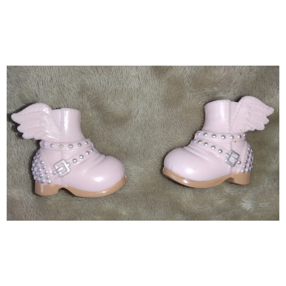 Pink Angel Wing Boots Dolls Shoes Fashion Boots - Picture 4 of 7
